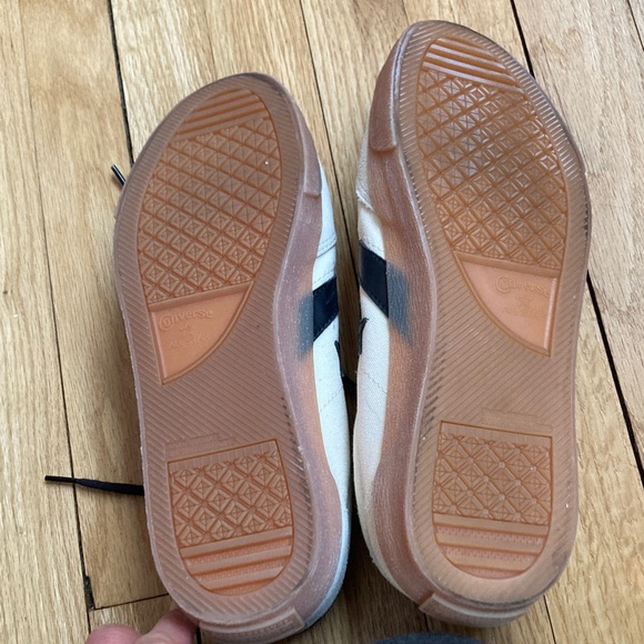 Converse All Star Skate Cream and Black Skateboarding Sneakers SK OX - Picture 5 of 6